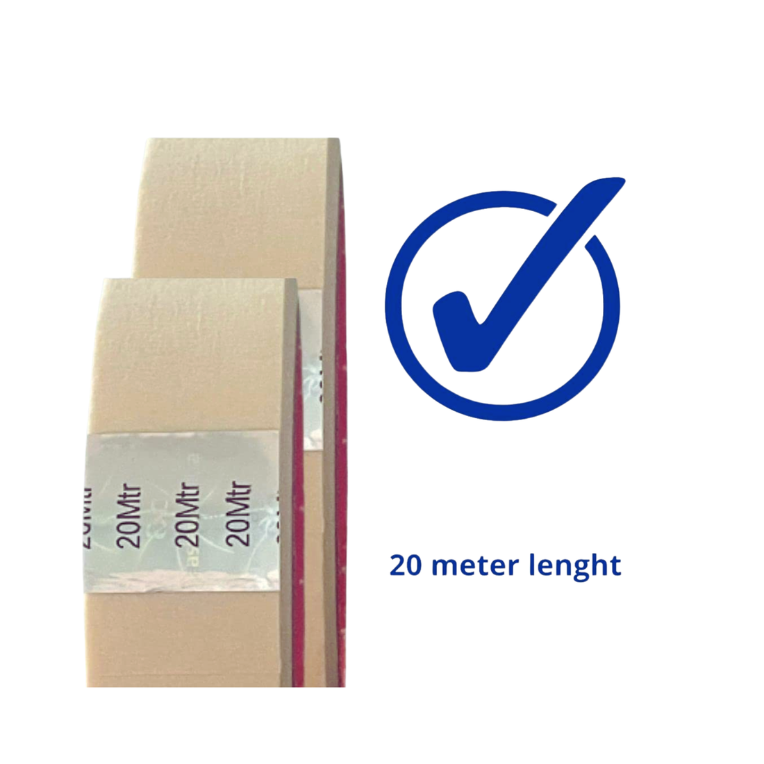 Masking Tape | Self Adhesive | Easy Peel and Clean Removal