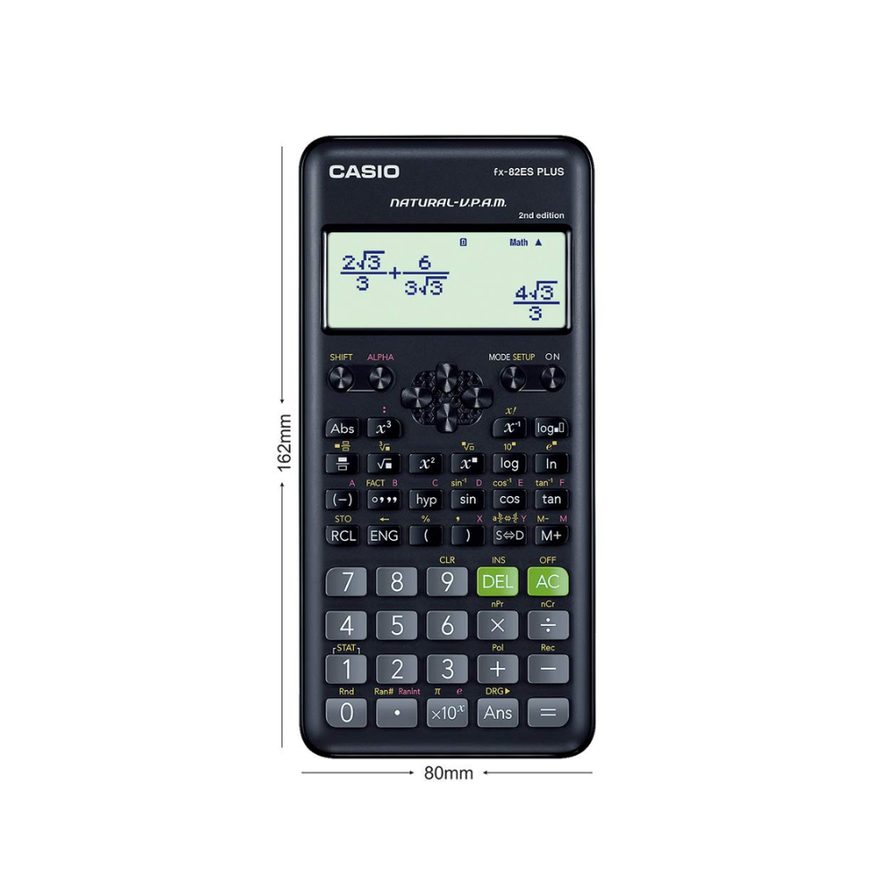 Casio Calculator FX 82ES Plus Scientific Calculator | Natural Display | Non-Programmable