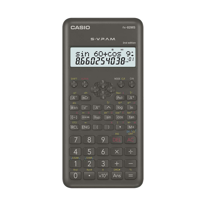 Casio FX-82MS Scientific Calculator | 2-Line Display | Non-Programmable Calculator