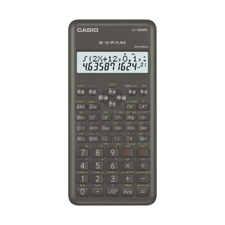 Casio FX-100MS Scientific Calculator | 2-Line Display | Non-Programmable