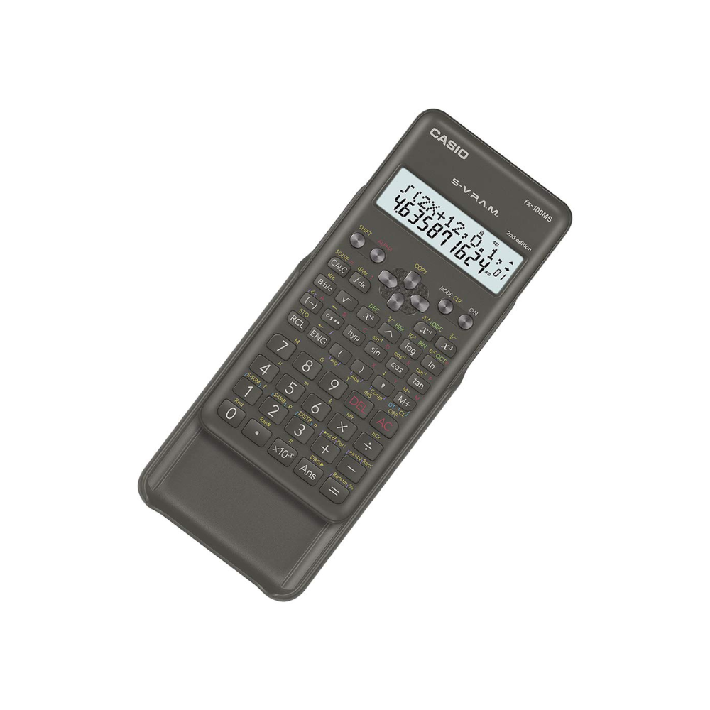 Casio FX-100MS Scientific Calculator | 2-Line Display | Non-Programmable