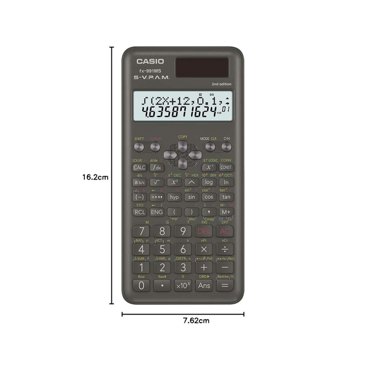 Casio FX-991MS Scientific Calculator | 2-Line Display | Non-Programmable