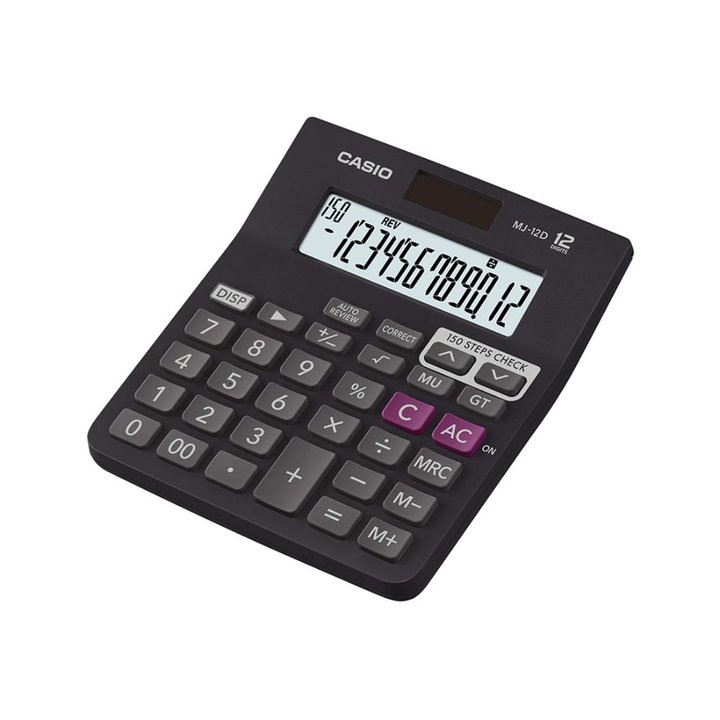 Casio MJ-12D Desktop Calculator | 12-Digit | Dual Power