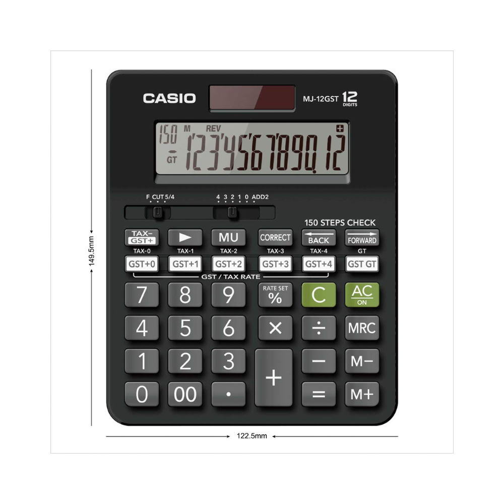 Casio MJ 12 GST Desktop Calculator