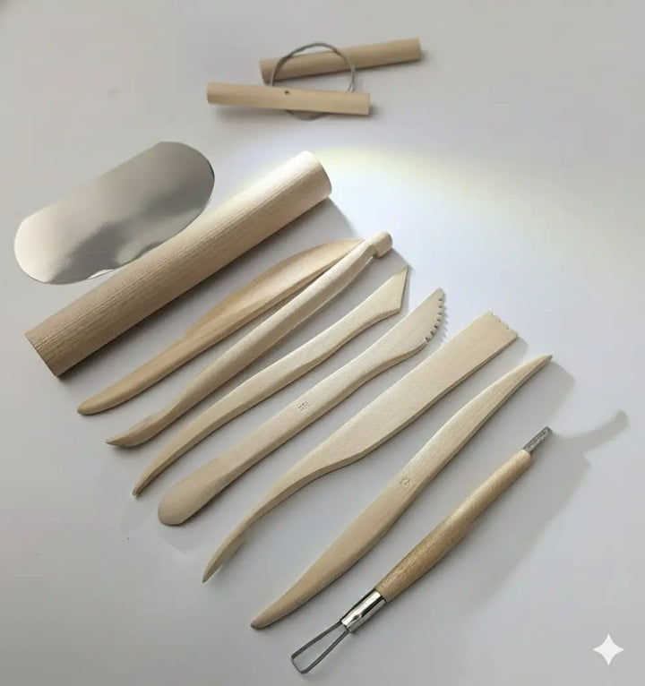 Clay Tool Plastic 10 Pieces Set