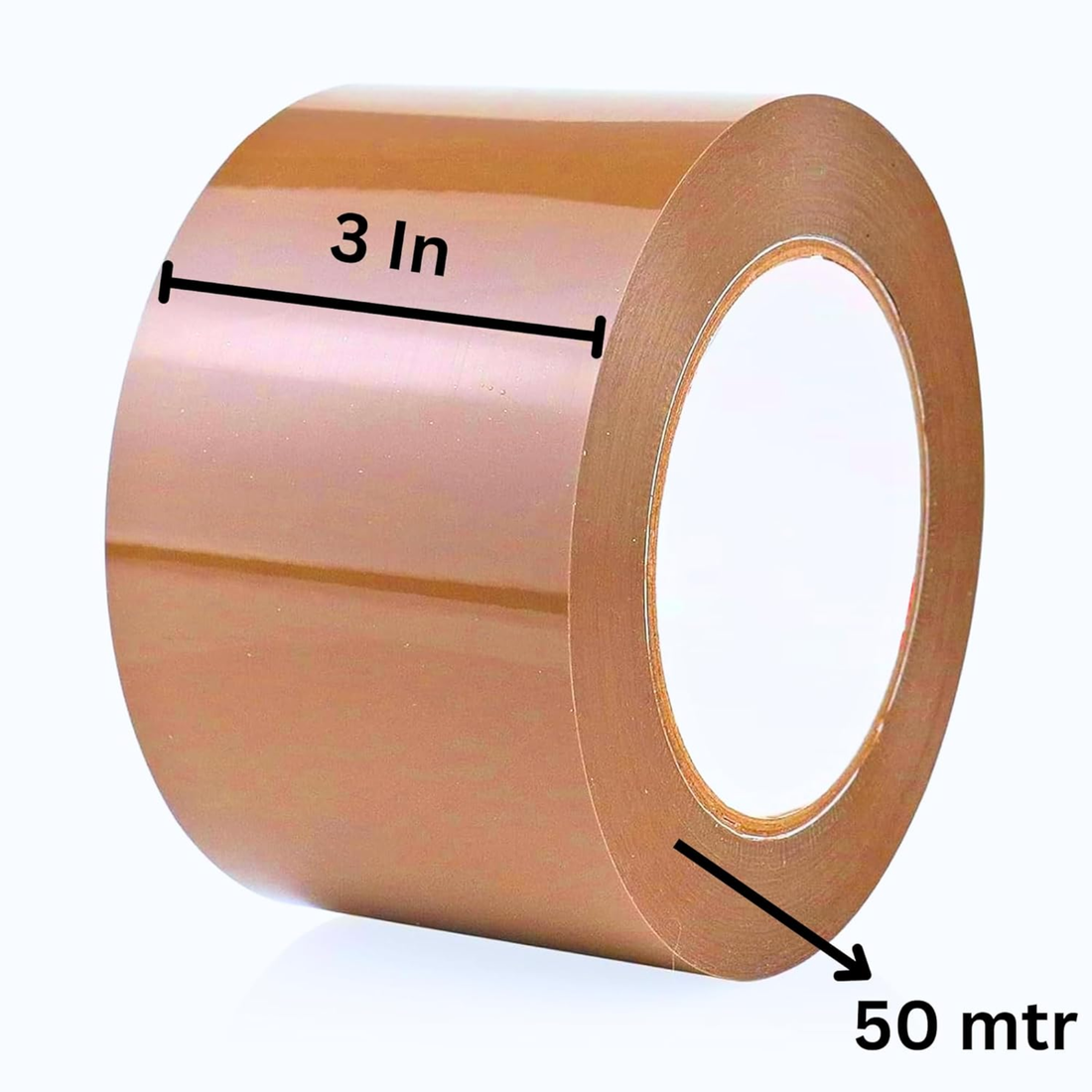 Brown Self Adhesive Cello Tape | 2 Inch × 50 Metres | 3 Inch × 50 Metres | Strong Packing Tape