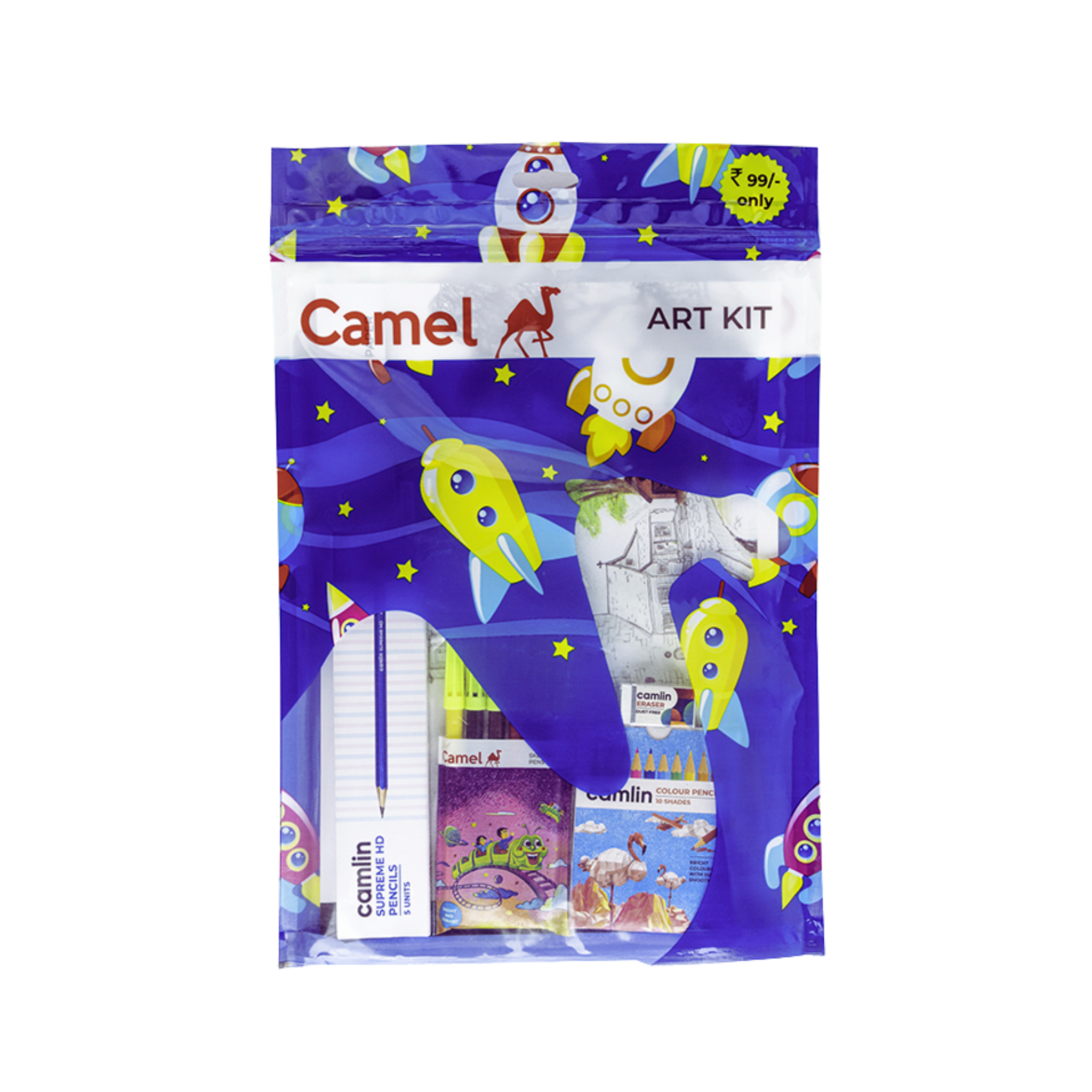 Camlin Art Stationery Kit | Kids Kit & DIY Activity Kit | Inchpaper