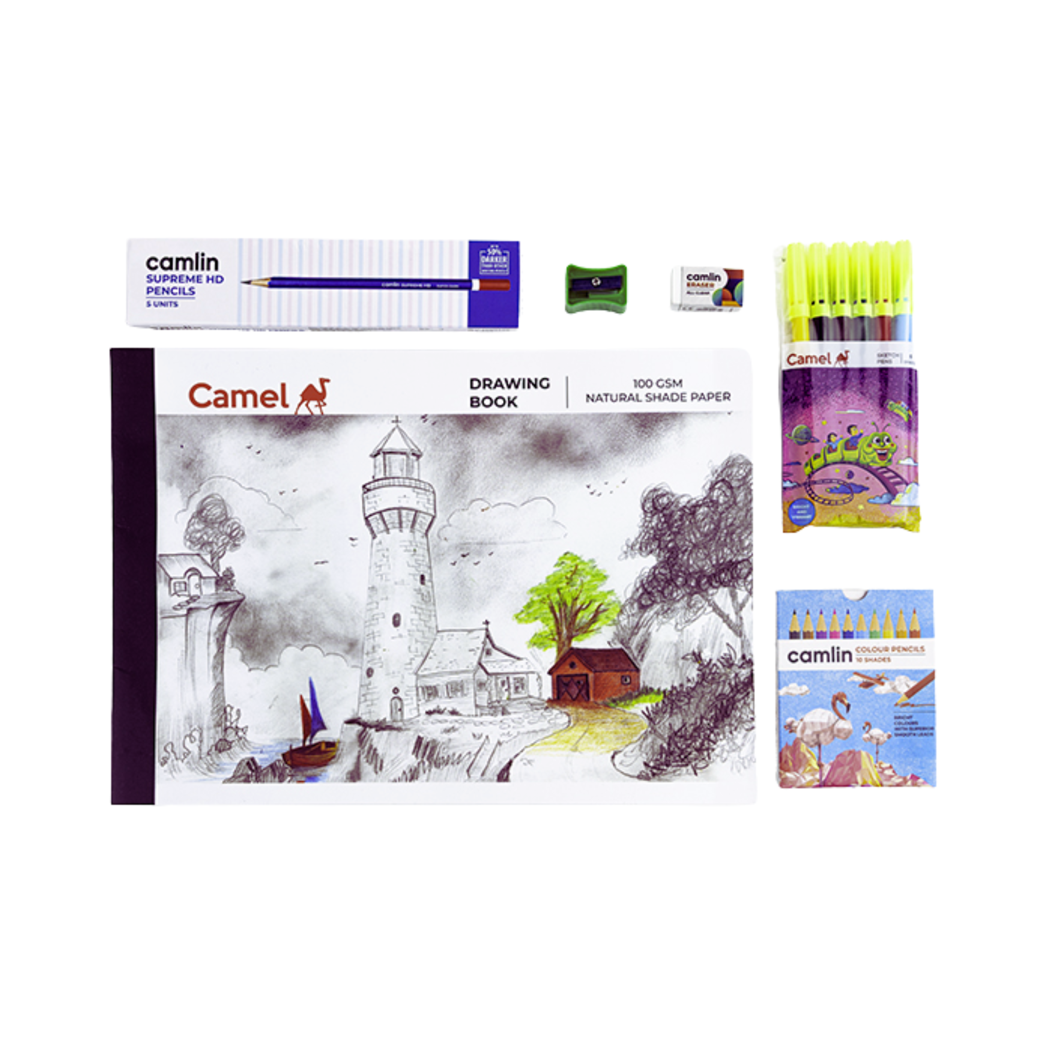 Camlin Art Stationery Kit | Kids Kit & DIY Activity Kit | Inchpaper
