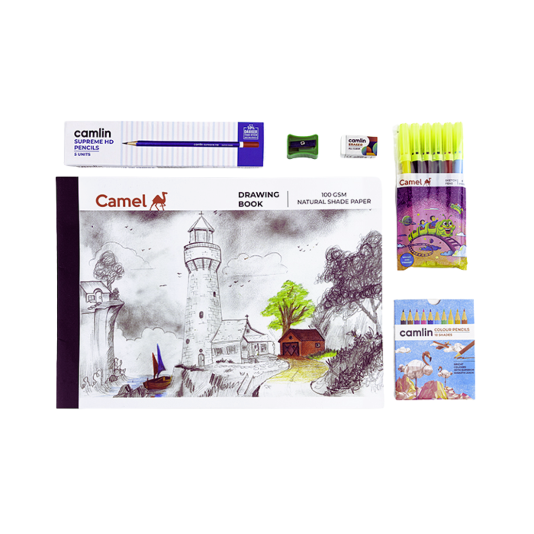 Camlin Art Stationery Kit | Kids Kit & DIY Activity Kit | Inchpaper