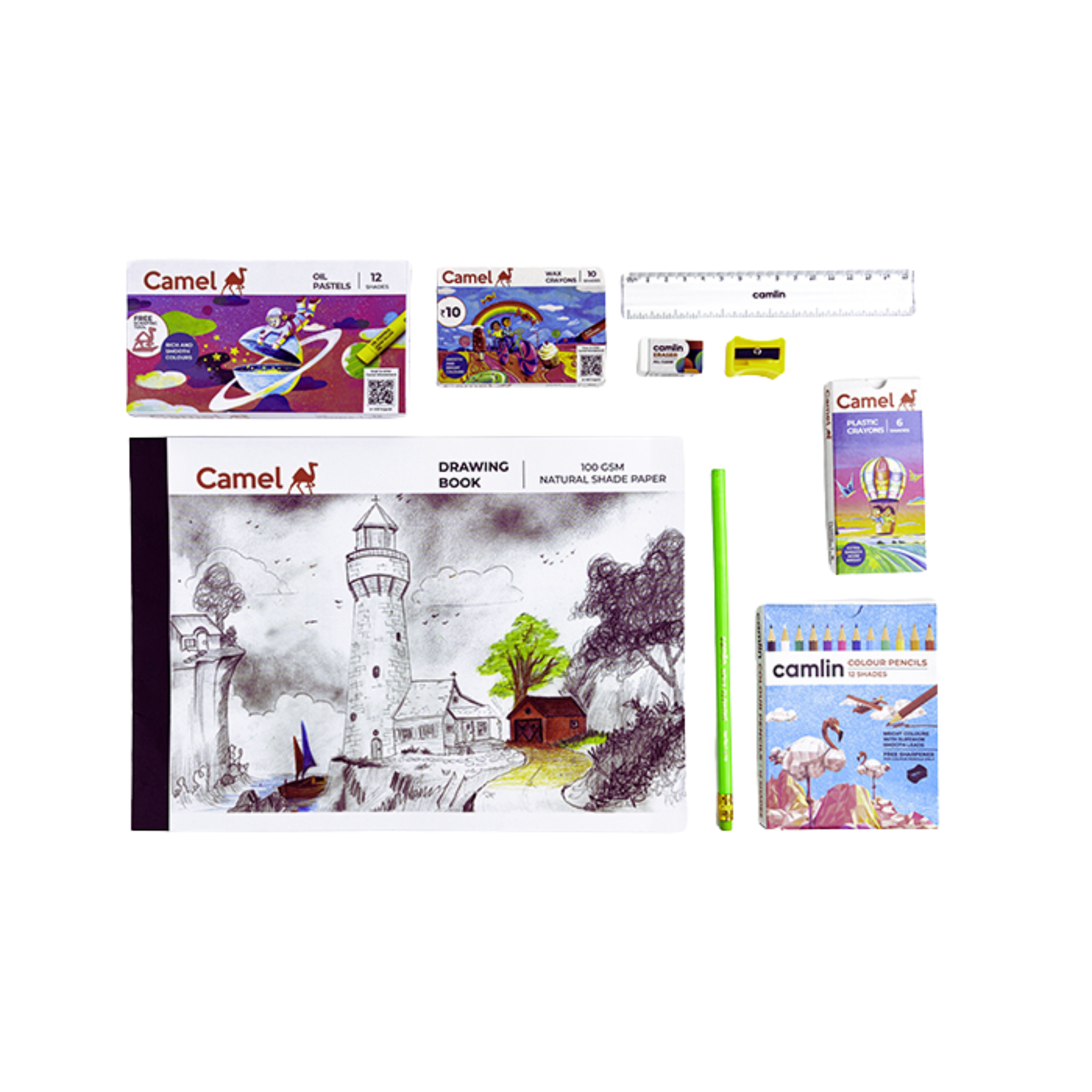 Camlin Drawing Stationery Kit | Kids Kit and DIY Activity Kit