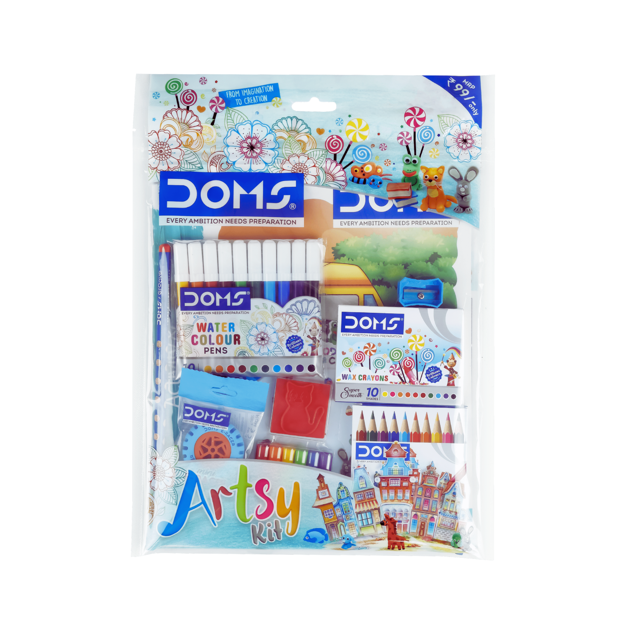 DOMS Artsy Stationery Kit | Kids Kit and DIY Activity Kit