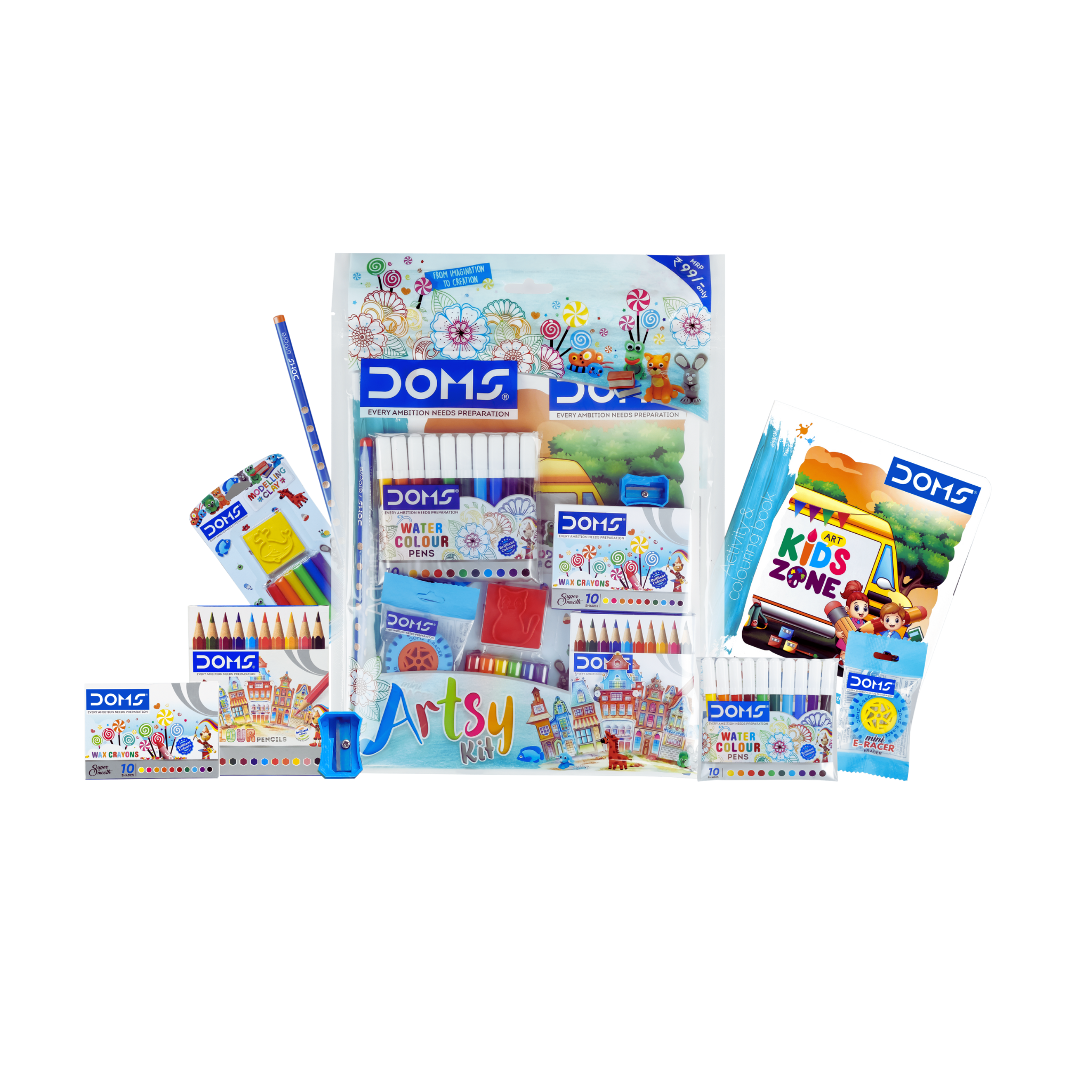 DOMS Artsy Stationery Kit | Kids Kit and DIY Activity Kit