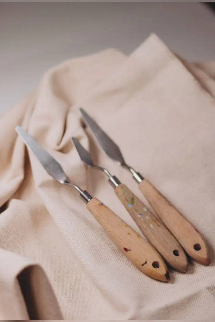 Painting Knife Metal 5 Pieces Set