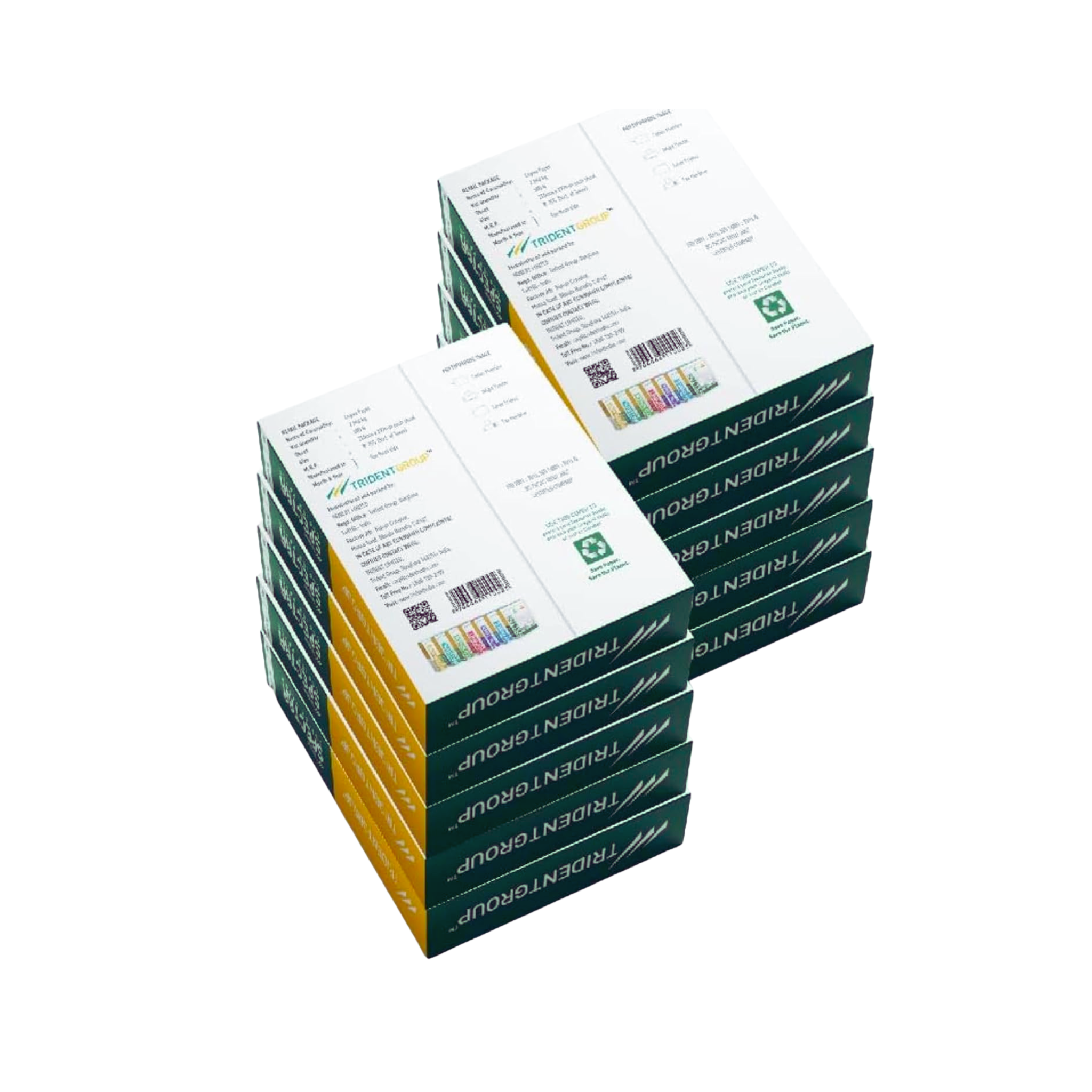 Trident Spectra Copier Paper | 75 GSM | A4 Size | Pack of 500 Sheets | 1 Ream