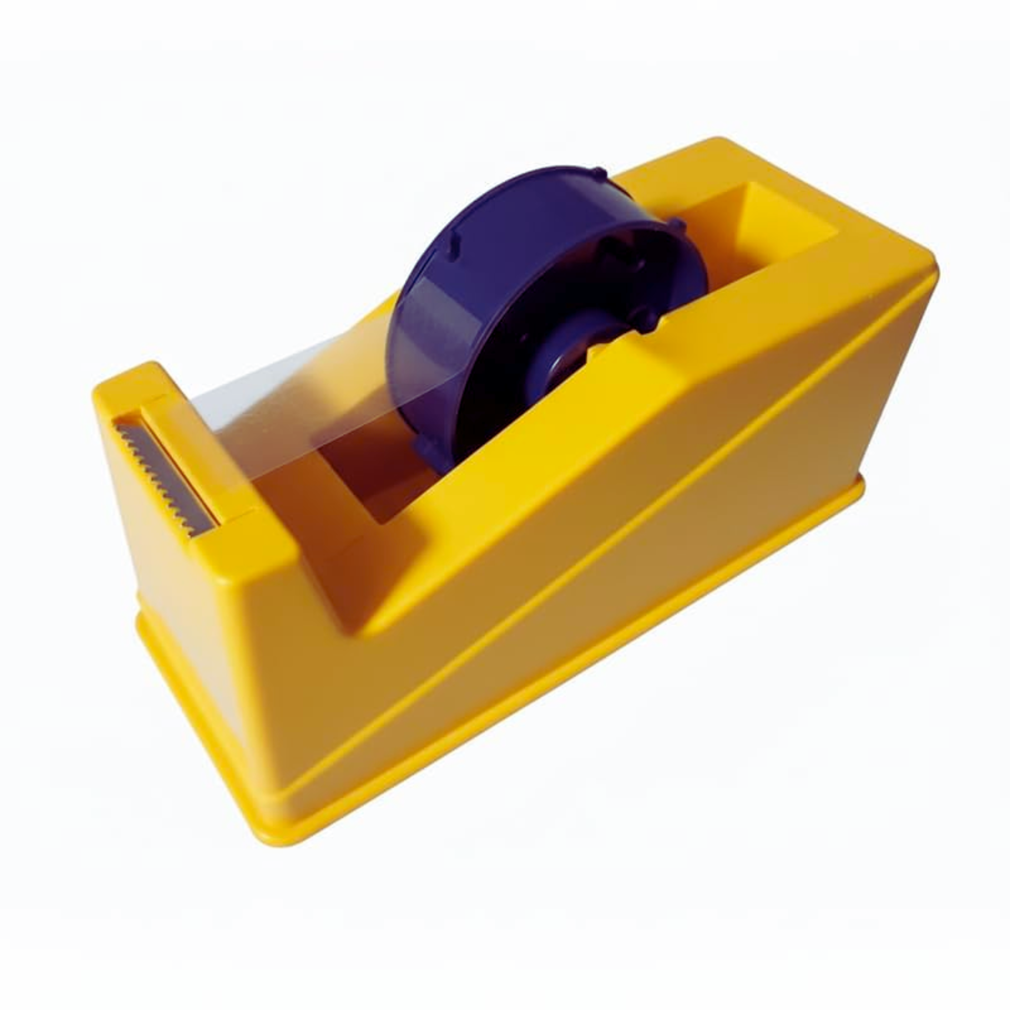 Tape Dispenser Heavy Duty 1 Inch | Durable Stationery Tape Cutter with Rubber Base | Tape Holder