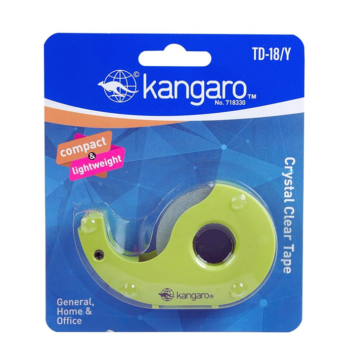 Tape Dispenser Small | Desktop Tape Holder | Crystal Clear Tape Dispenser